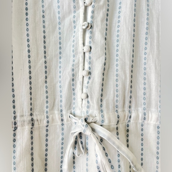 Anthropologie Paige Ari White Blue Striped Dress - Picture 3 of 6